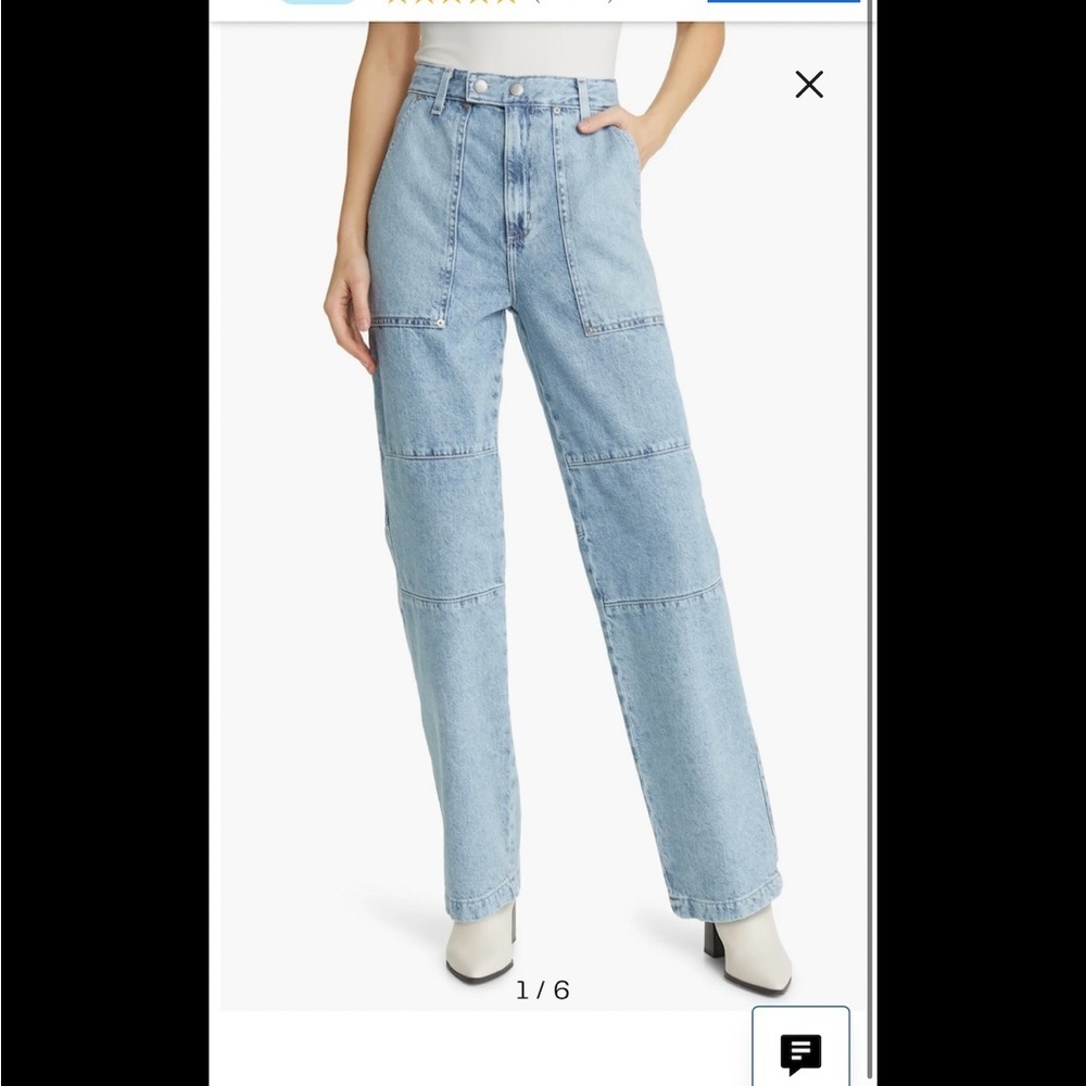 Ag Adriano Goldschmied Clove Workwear Straight Leg Jeans